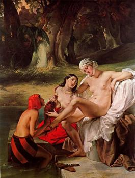 Francesco Hayez : Bathsheba Bathing